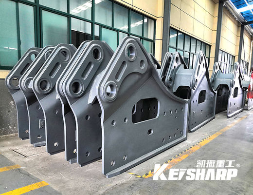 kualitas  Side Type Hydraulic Breaker Spare Parts Bracket KS60 KS80 KS220 KS400 pabrik