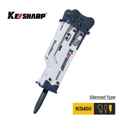190mm Diameter Chisel KS450 Silenced Type Hydraulic Breaker untuk 45-55 Ton Excavator