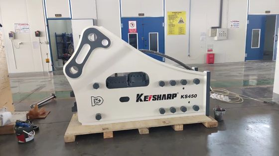 KS450 Side Type Rock Hydraulic Breaker Machine 190mm Diameter Chisel