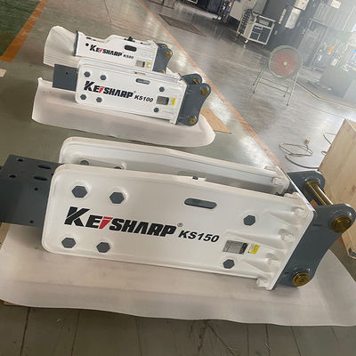KS150 Hydraulic Excavator Beton Breaker Top Type Untuk Metalurgi / Jalan Raya