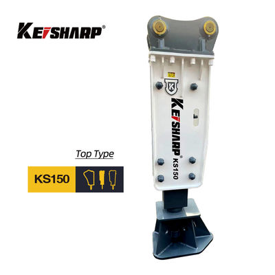 KS150 Hydraulic Excavator Beton Breaker Top Type Untuk Metalurgi / Jalan Raya