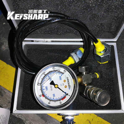 ISO9001 Bagian Cadang Hydraulic Breaker Nitrogen Gauge Untuk Hydraulic Rock Breaker
