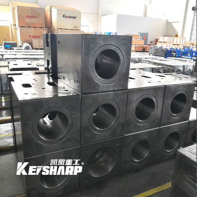 Kepala Silinder Depan Mesin Untuk KS80 KS100 KS120 Bagian Cadangan Pemutus Hidraulik
