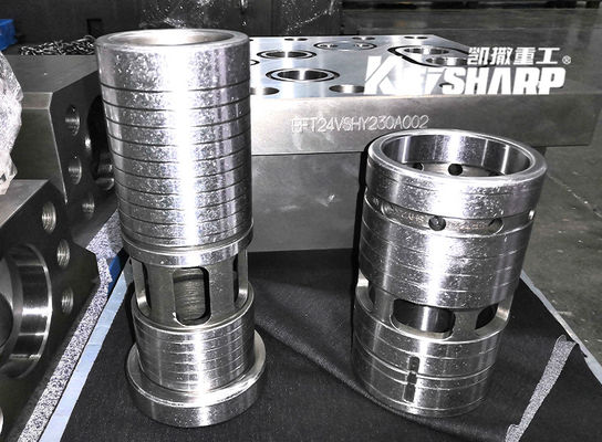 Casting Steel Hydraulic Breaker Valve Sleeve Standar / Disesuaikan
