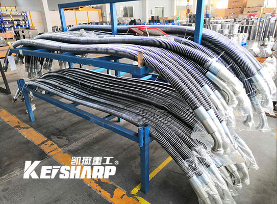 Excavator Hydraulic Rock Breaker Piping Kit Pipe Clamp Hydraulic Oil Hose Piping