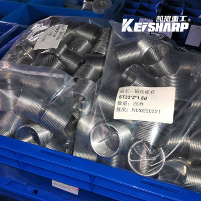 Pergantian Bagian Cadangan Hydraulic Breaker Steel Wire Threaded Sleeve Untuk Konstruksi
