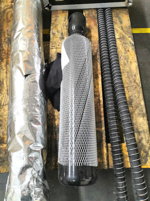 Standar / Disesuaikan Hydraulic Breaker Spare Parts Botol nitrogen