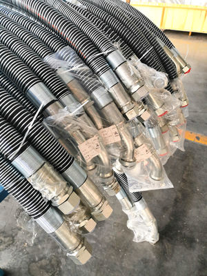 Excavator Hydraulic Rock Breaker Piping Kit Pipe Clamp Hydraulic Oil Hose Piping