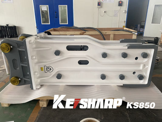 KS850 Hydraulic Heavy Stone Breaker Machine Untuk Excavator 80-120 Ton