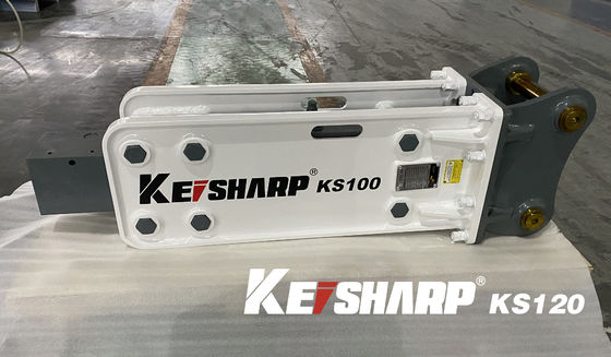 KS120 Bucket Excavator Breaker Top Type Cap Mounted Breaker untuk Kinerja Pekerjaan Demolition