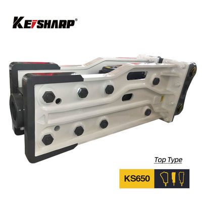 Untuk pekerjaan pembongkaran KS650 Excavator Hydraulic Breakers Excavator Attachment