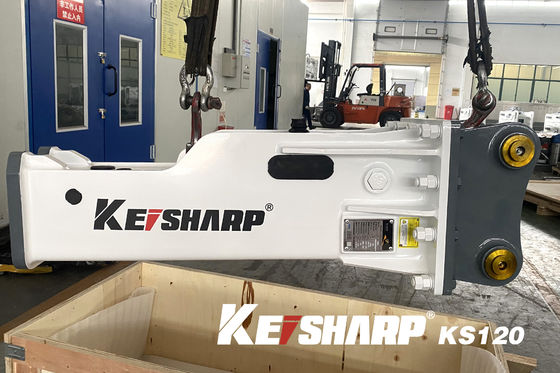 KS120 Excavator Hydraulic Breaker Untuk Pekerjaan Demolition