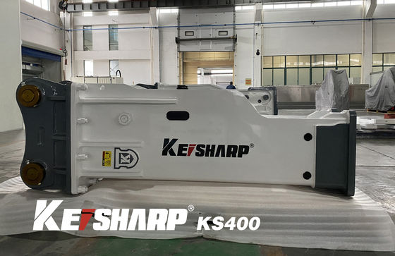 KS400 Silenced Type Hydraulic Breaker Diameter Chisel 175mm Cocok untuk Excavator 40 ~ 50 Ton