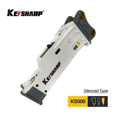 195mm chisel KS500 Excavator Hydraulic Breaker Untuk Proyek Demolition