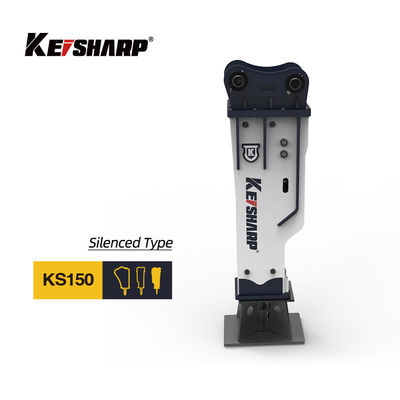 KS150 Box Type Hydraulic Breaker dengan Diameter Chisel 100 mm