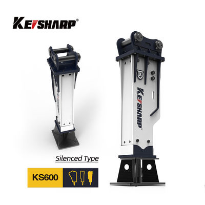 205mm chisel KS600 Excavator Hydraulic Breaker Untuk Demolition