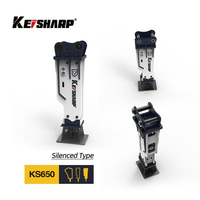 KS650 Excavator Hydraulic Breakers Excavator Attachment Untuk Pekerjaan Demolition