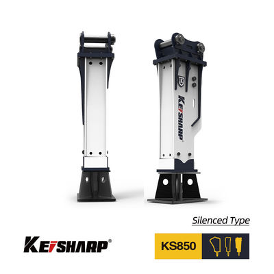 230mm Diameter Chisel 80-120 Ton Excavator Hydraulic Rock Breaker KS850
