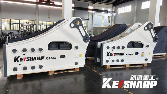 KS500 ISO9001 Peralatan konstruksi penggali hidraulik pemecah