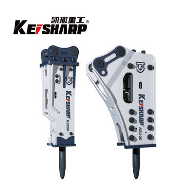 KS220 Silenced / Side / Top Type Hydraulic Breaker Hammer Untuk Excavator