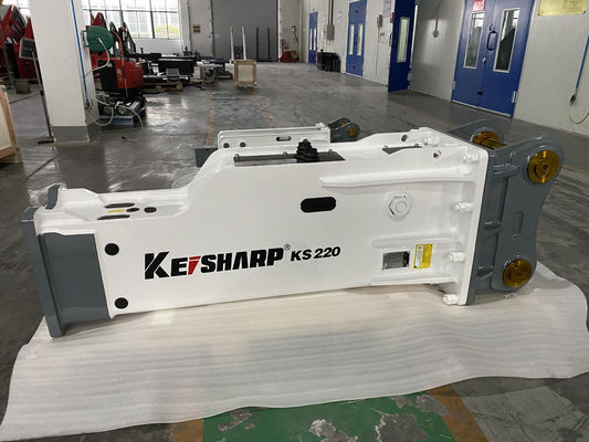 KS220 Silenced / Side / Top Type Hydraulic Breaker Hammer Untuk Excavator