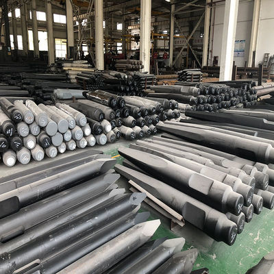 42crmo Konstruksi Hydraulic Hammer Chisel Sb121 Jack Hammer Chisel Untuk Mengemudi Tumpukan