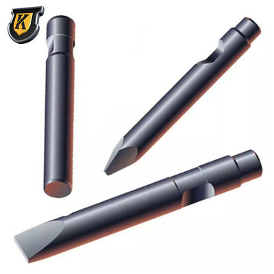 Konstruksi K140 20-27ton Excavator Hydraulic Hammer Breaker Chisel untuk Soosan Komatsu