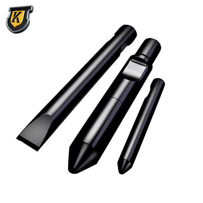 1650mm Panjang keseluruhan K200 Chisel untuk 65ton dan 55ton Excavator Hammer Drill Rod Pin