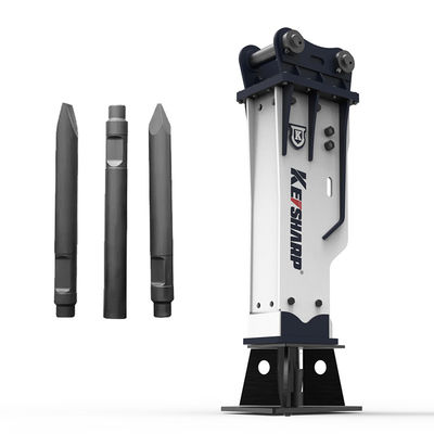 SB50 SB81 Untuk Excavator 25 Ton Melalui Bolts Diafragma Rock Hydraulic Breaker Hammer