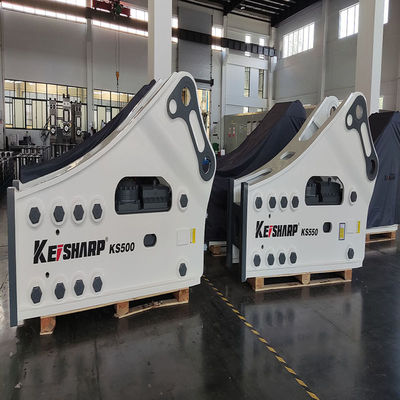 5500Kg KS550 Heavy Hydraulic Rock Hammer Breaker OEM Tersedia