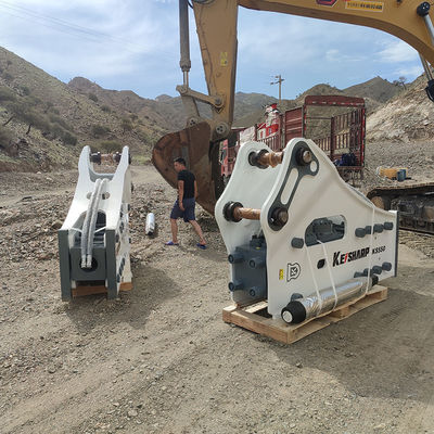 KS850 230mm Chisel Durable Rock Breaker Hydraulic Hammer Untuk Konstruksi 50-65ton