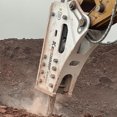 KS850 230mm Chisel Durable Rock Breaker Hydraulic Hammer Untuk Konstruksi 50-65ton