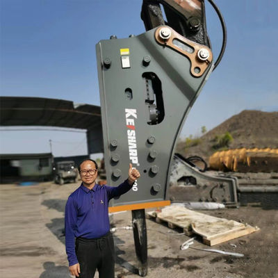 5350Kg Excavator Hydraulic Crushing Breaker Desain Modern untuk Efisiensi Konstruksi