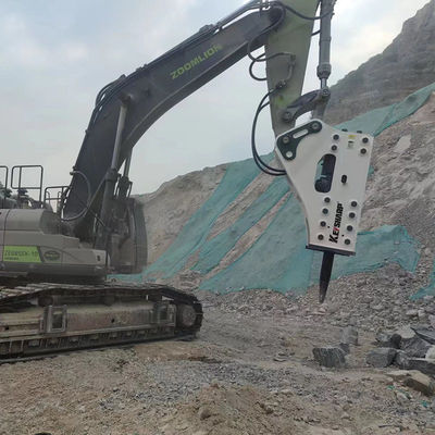 Alloy 50-60Ton Excavator Hammer Hydraulic Rock Breaker untuk Core Components Bearing