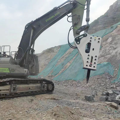 220mm Bush Rock Air Pecker Hydraulic Hammer Breaker Untuk Jack Excavator