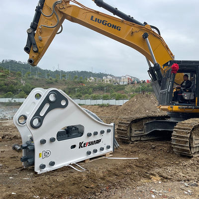 220mm Bush Rock Air Pecker Hydraulic Hammer Breaker Untuk Jack Excavator