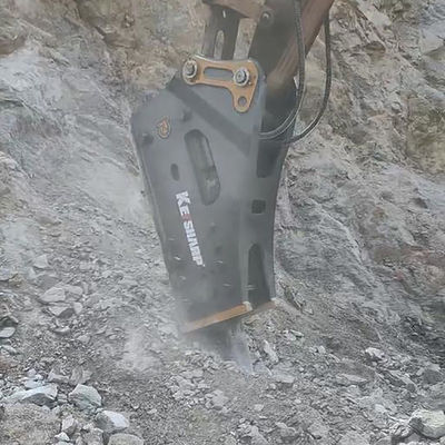 Sertifikat CE Impact Hydraulic Top Breaker Rock Drill Attachment untuk menghancurkan batuan