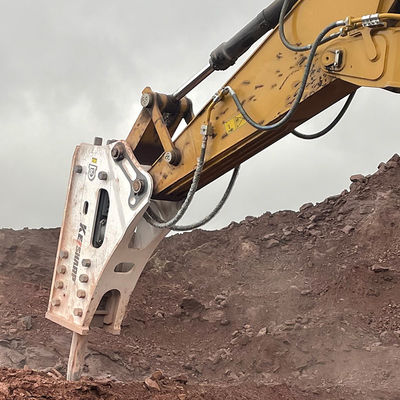 Tingkat Dampak 150-300 bpm Hydraulic Stone Breaker Tka Piping Kits untuk Hitachi Excavator