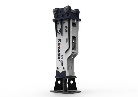 Peralatan Konstruksi Tipe berat KS350 Bagian Excavator 165mm Chisel Hydraulic Breaker