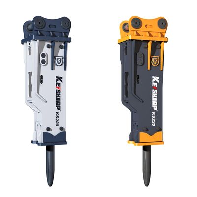 Box Type Hydraulic Breaker untuk konstruksi tugas berat dengan paduan tahan aus dan 155Mm Chisel untuk kinerja superior