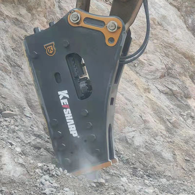 190mm Chisel Excavator Rock Crushing Hammer Untuk Konstruksi