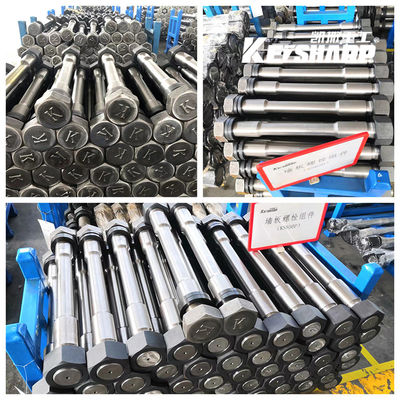Excavator Hydraulic Breaker Side Bolt / Cross Bolt Material baja cor