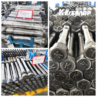 KS450 KS500 Hydraulic Breaker Melalui Bolt Casting Steel Material