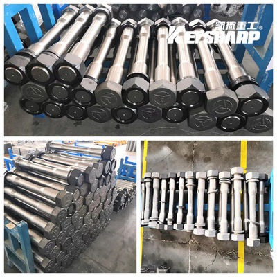 Pengikat Excavator Melalui Bolt Standar / Customized OEM Dapat diterima