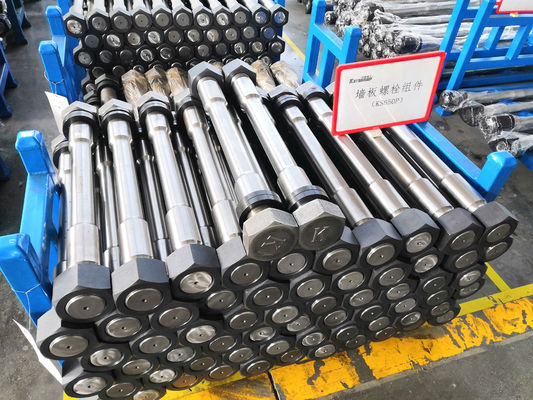 Pengikat Excavator Melalui Bolt Standar / Customized OEM Dapat diterima