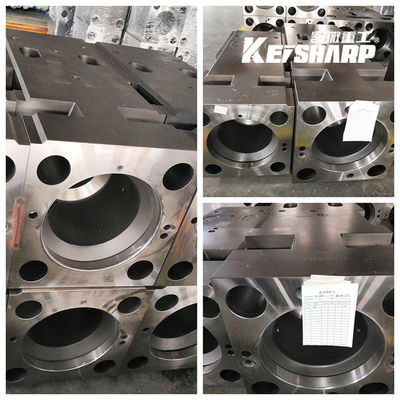 Casting Steel Hydraulic Breaker Cylinder Bagian depan Cylinder Body Disesuaikan