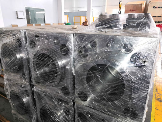 Casting Steel Hydraulic Breaker Cylinder Bagian depan Cylinder Body Disesuaikan