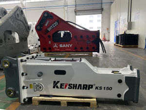 KS150 150-170 Bar Hydraulic Breaker dengan 100mm Chisel