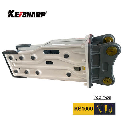 160-180 Bar Top Type Breaker Untuk Excavator 20-27ton Diameter Chisel 140mm