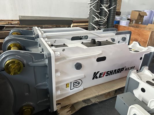 KS200 Box Type Excavator Hydraulic Breaker Untuk Pertambangan / Metalurgi